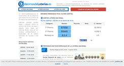 Desktop Screenshot of decimosdeloterias.es